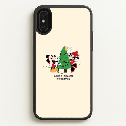 Festive Fairytale Mice - Christmas  - Christmas Phone Case for iPhone XS Max