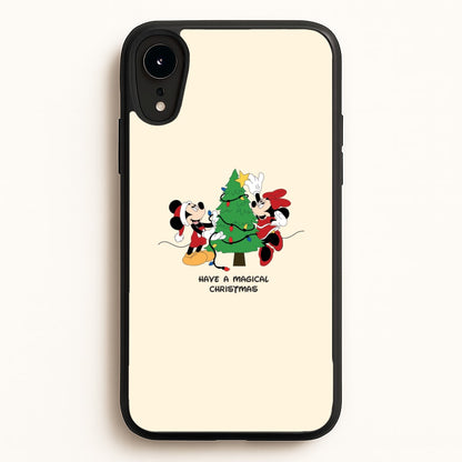 Festive Fairytale Mice - Christmas  - Christmas Phone Case for iPhone XR
