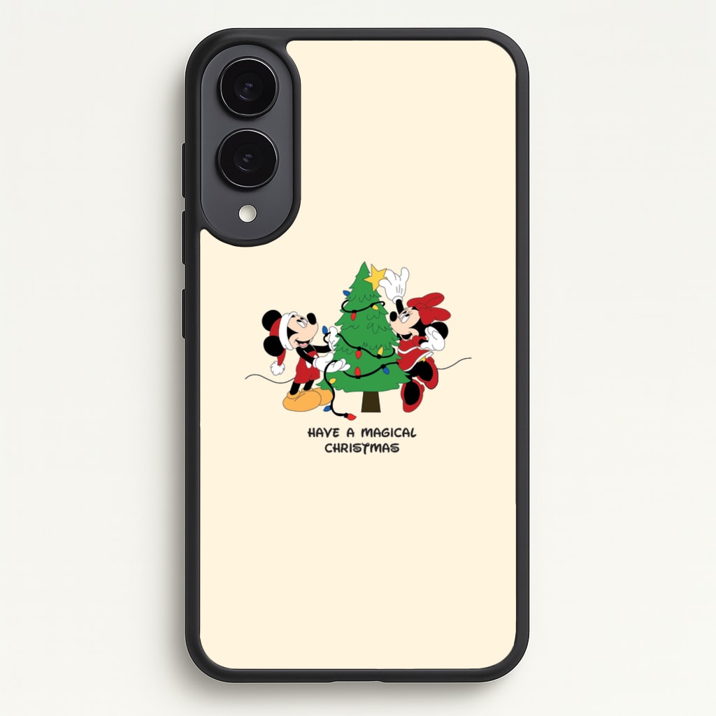 Festive Fairytale Mice - Christmas  - Christmas Phone Case for Galaxy S25 Edge