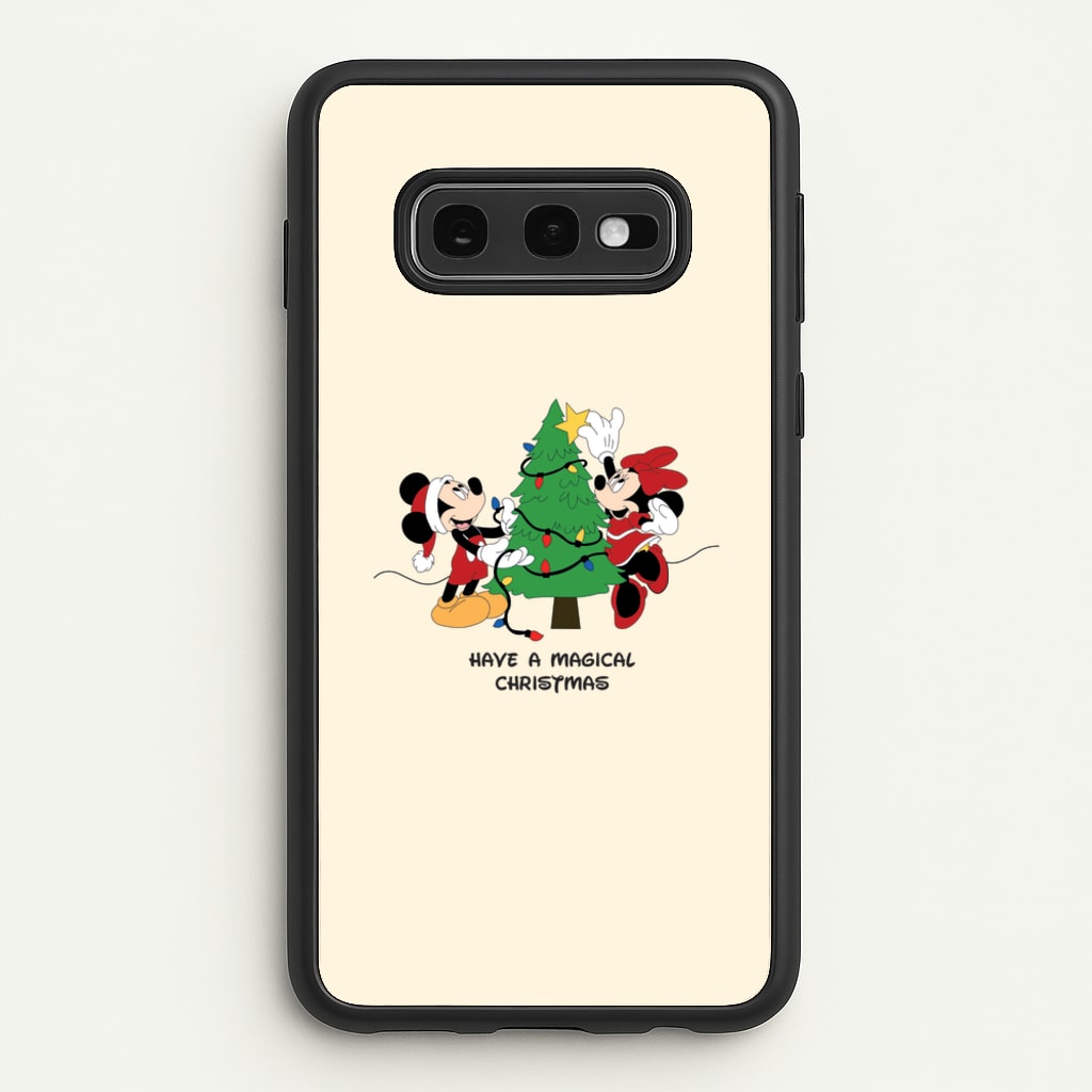 Festive Fairytale Mice - Christmas  - Christmas Phone Case for Galaxy S10e