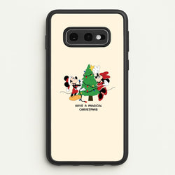 Festive Fairytale Mice - Christmas  - Christmas Phone Case for Galaxy S10e