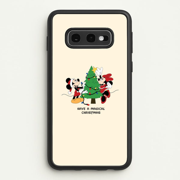 Festive Fairytale Mice - Christmas  - Christmas Phone Case for Galaxy S10e