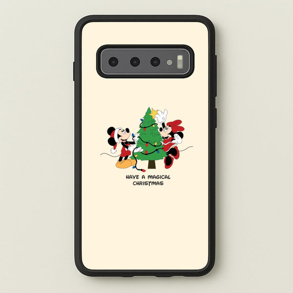 Festive Fairytale Mice - Christmas  - Christmas Phone Case for Galaxy S10 Plus