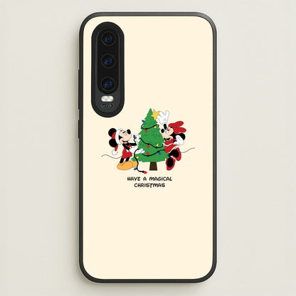 Festive Fairytale Mice - Christmas  - Christmas Phone Case for Huawei P30