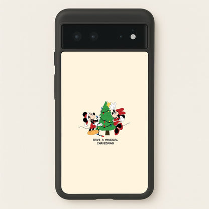 Festive Fairytale Mice - Christmas  - Christmas Phone Case for Google Pixel 6
