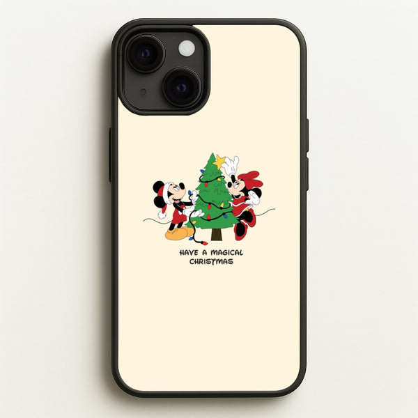 Festive Fairytale Mice - Christmas  - Christmas Phone Case for iPhone 13 Mini