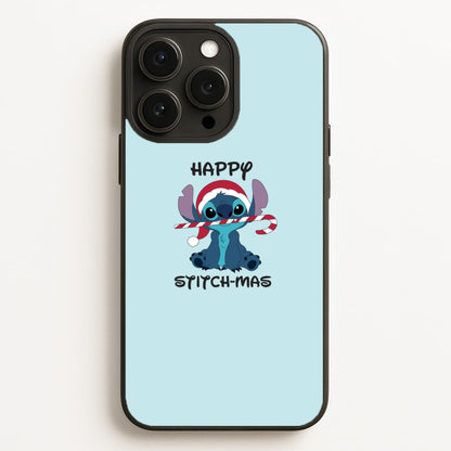 Happy Blue Alienmas - Christmas  - Christmas Phone Case for iPhone 16 Pro Max