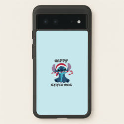 Happy Blue Alienmas - Christmas  - Christmas Phone Case for Google Pixel 6