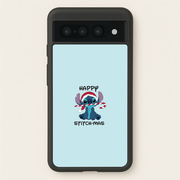 Happy Blue Alienmas - Christmas  - Christmas Phone Case for Google Pixel 7 Pro