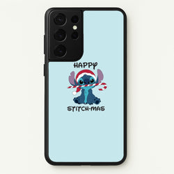 Happy Blue Alienmas - Christmas  - Christmas Phone Case for Galaxy S21 Ultra