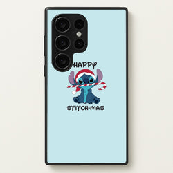 Happy Blue Alienmas - Christmas  - Christmas Phone Case for Galaxy S24 Ultra