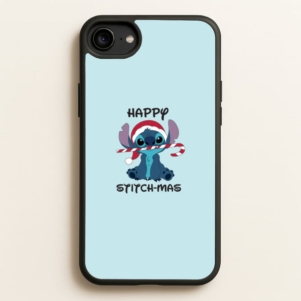 Happy Blue Alienmas - Christmas  - Christmas Phone Case for iPhone 6 / 7 / 8 / SE