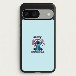 Happy Blue Alienmas - Christmas  - Christmas Phone Case for Google Pixel 9 / 9 Pro