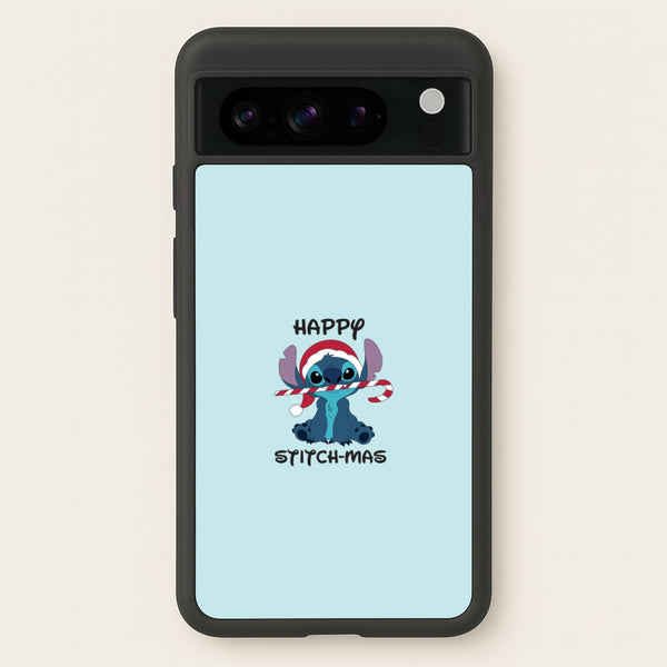 Happy Blue Alienmas - Christmas  - Christmas Phone Case for Google Pixel 8 Pro