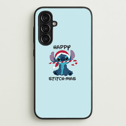 Happy Blue Alienmas - Christmas  - Christmas Phone Case for Galaxy A16
