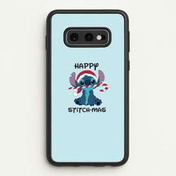 Happy Blue Alienmas - Christmas  - Christmas Phone Case for Galaxy S10e