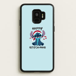 Happy Blue Alienmas - Christmas  - Christmas Phone Case for Galaxy S9