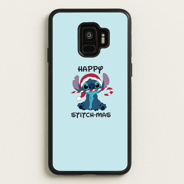 Happy Blue Alienmas - Christmas  - Christmas Phone Case for Galaxy S9