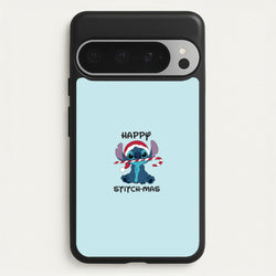 Happy Blue Alienmas - Christmas  - Christmas Phone Case for Google Pixel 9 Pro XL