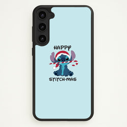 Happy Blue Alienmas - Christmas  - Christmas Phone Case for Galaxy S23 Plus