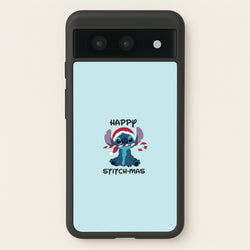 Happy Blue Alienmas - Christmas  - Christmas Phone Case for Google Pixel 8a