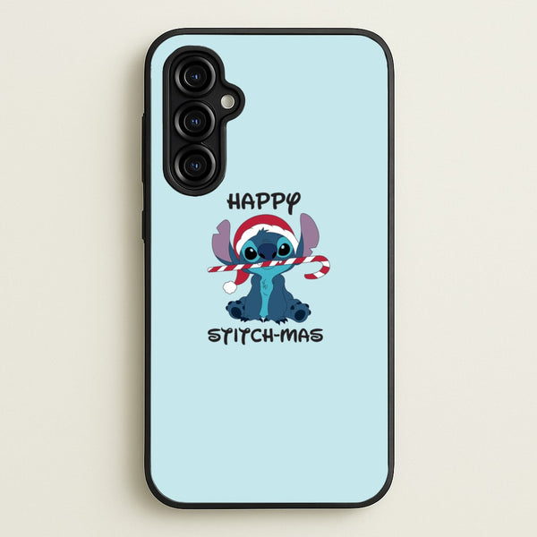 Happy Blue Alienmas - Christmas  - Christmas Phone Case for Galaxy A54