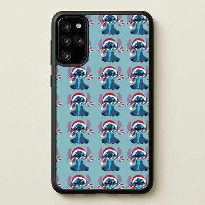 Christmas Blue Alien Pattern  - Christmas Phone Case for Galaxy S20 Plus