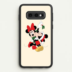 Mistletoe Fairytale Mice - Christmas  - Christmas Phone Case for Galaxy S10e