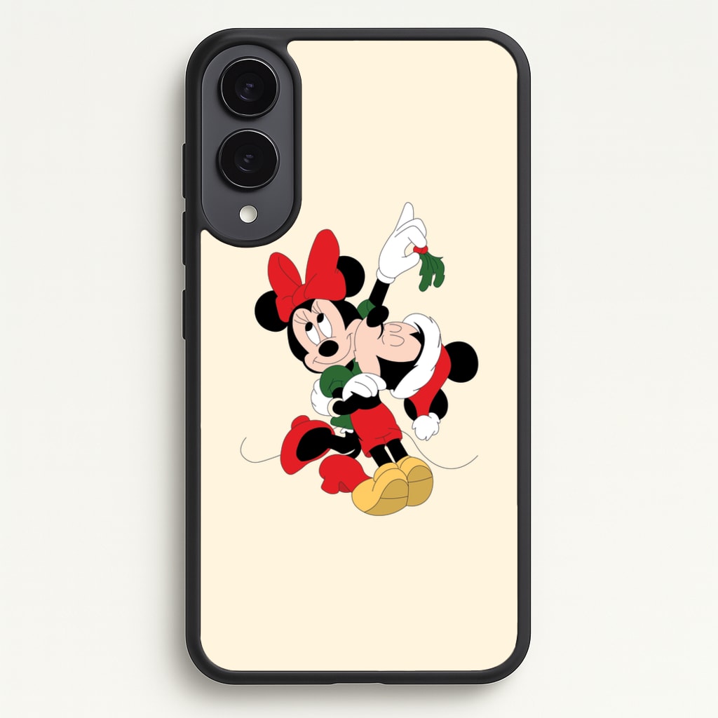 Mistletoe Fairytale Mice - Christmas  - Christmas Phone Case for Galaxy S25 Edge
