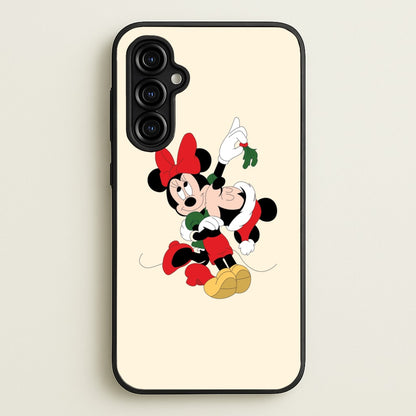 Mistletoe Fairytale Mice - Christmas  - Christmas Phone Case for Galaxy A54