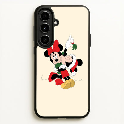 Mistletoe Fairytale Mice - Christmas  - Christmas Phone Case for Galaxy A56