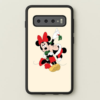 Mistletoe Fairytale Mice - Christmas  - Christmas Phone Case for Galaxy S10 Plus