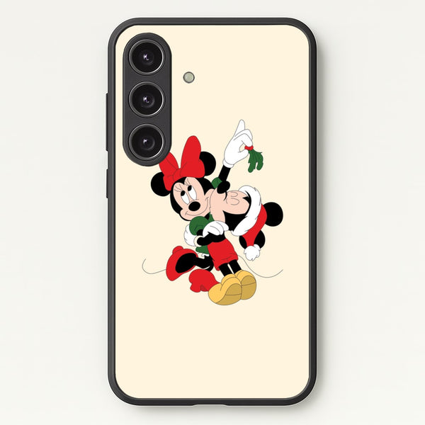 Mistletoe Fairytale Mice - Christmas  - Christmas Phone Case for Galaxy S24