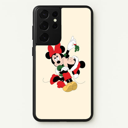 Mistletoe Fairytale Mice - Christmas  - Christmas Phone Case for Galaxy S21 Ultra