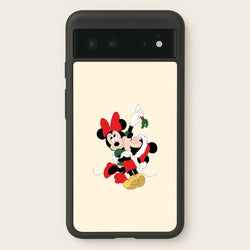 Mistletoe Fairytale Mice - Christmas  - Christmas Phone Case for Google Pixel 6