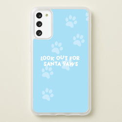 Santa Paws - Christmas  - Christmas Phone Case for Galaxy S20FE