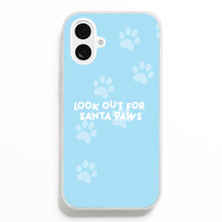 Santa Paws - Christmas  - Christmas Phone Case for iPhone 16 Plus