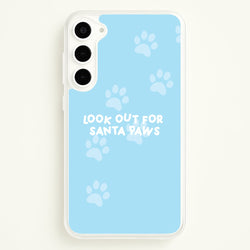 Santa Paws - Christmas  - Christmas Phone Case for Galaxy S23 Plus