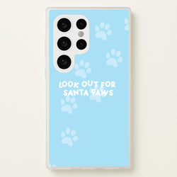 Santa Paws - Christmas  - Christmas Phone Case for Galaxy S24 Ultra