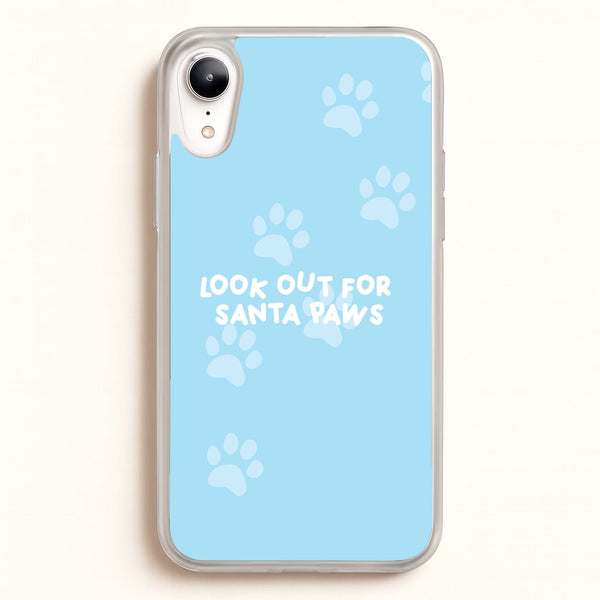 Santa Paws - Christmas  - Christmas Phone Case for iPhone XR