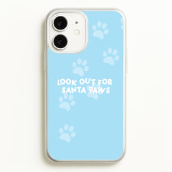 Santa Paws - Christmas  - Christmas Phone Case for iPhone 11