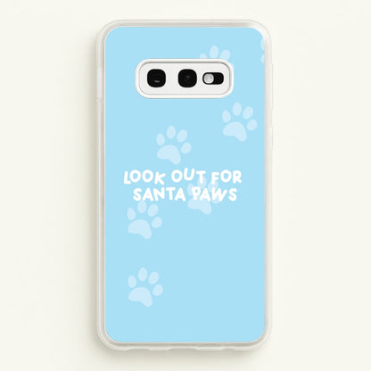 Santa Paws - Christmas  - Christmas Phone Case for Galaxy S10e
