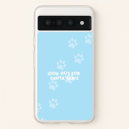 Santa Paws - Christmas  - Christmas Phone Case for Google Pixel 7 Pro