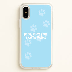 Santa Paws - Christmas  - Christmas Phone Case for iPhone X / XS