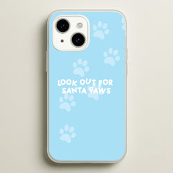 Santa Paws - Christmas  - Christmas Phone Case for iPhone 15