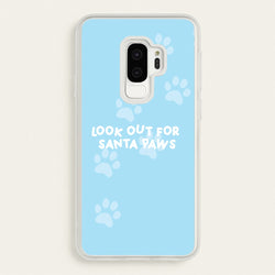 Santa Paws - Christmas  - Christmas Phone Case for Galaxy S9 Plus