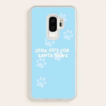 Santa Paws - Christmas  - Christmas Phone Case for Galaxy S9 Plus