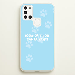 Santa Paws - Christmas  - Christmas Phone Case for Galaxy A21s