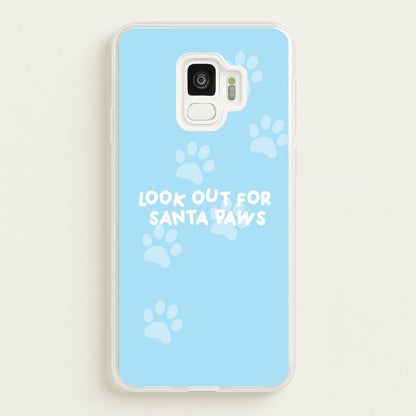 Santa Paws - Christmas  - Christmas Phone Case for Galaxy S9
