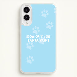 Santa Paws - Christmas  - Christmas Phone Case for Galaxy S25 Edge